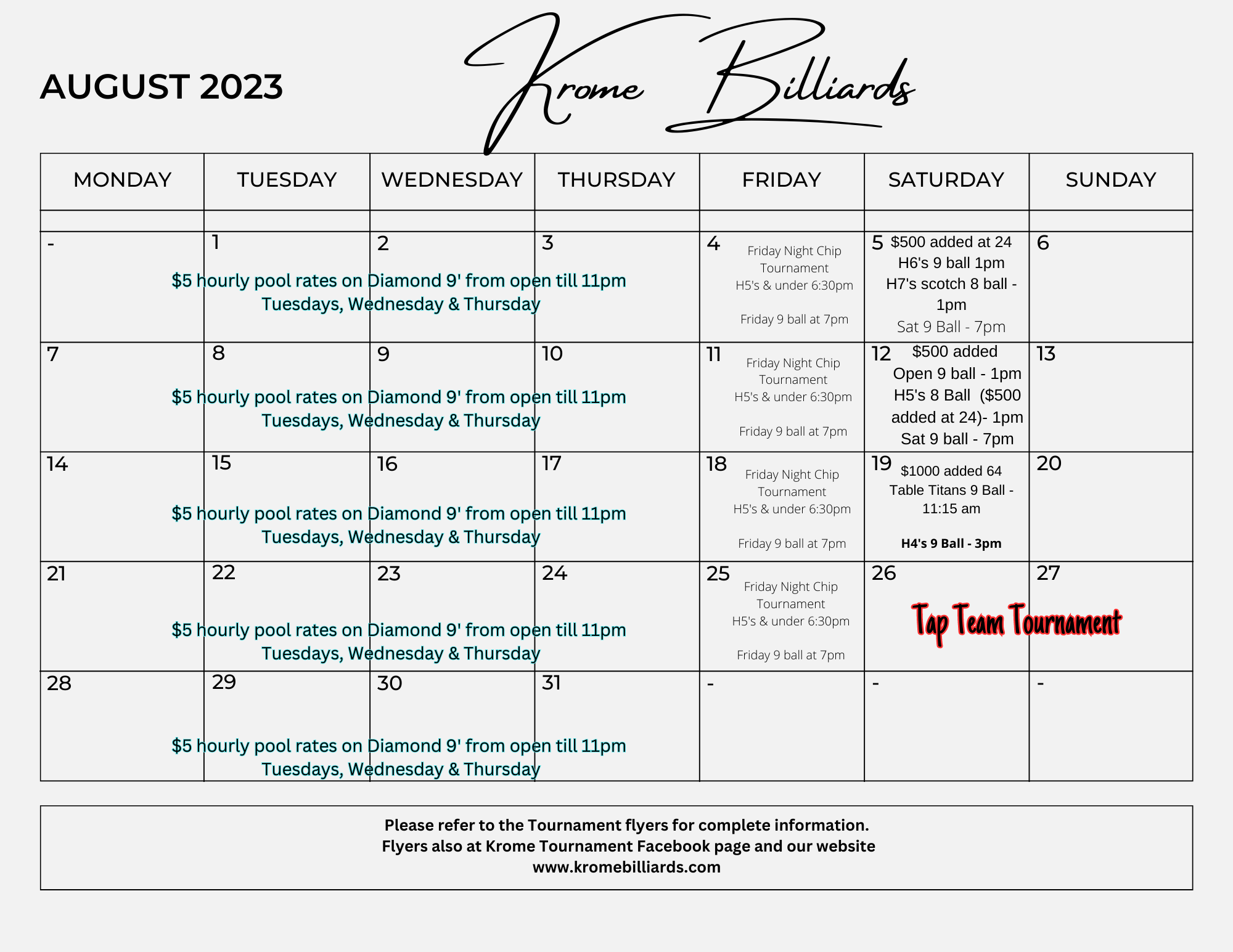 calendar-2023-krome-billiards